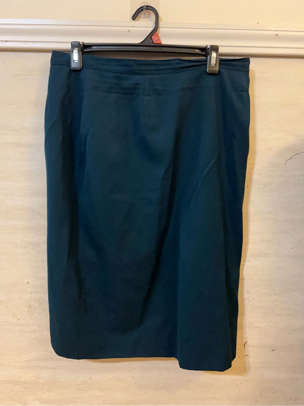 Vintage JH Collectibles Two Piece Skirt Suit, Teal 100% Wool - Picture 5 of 13